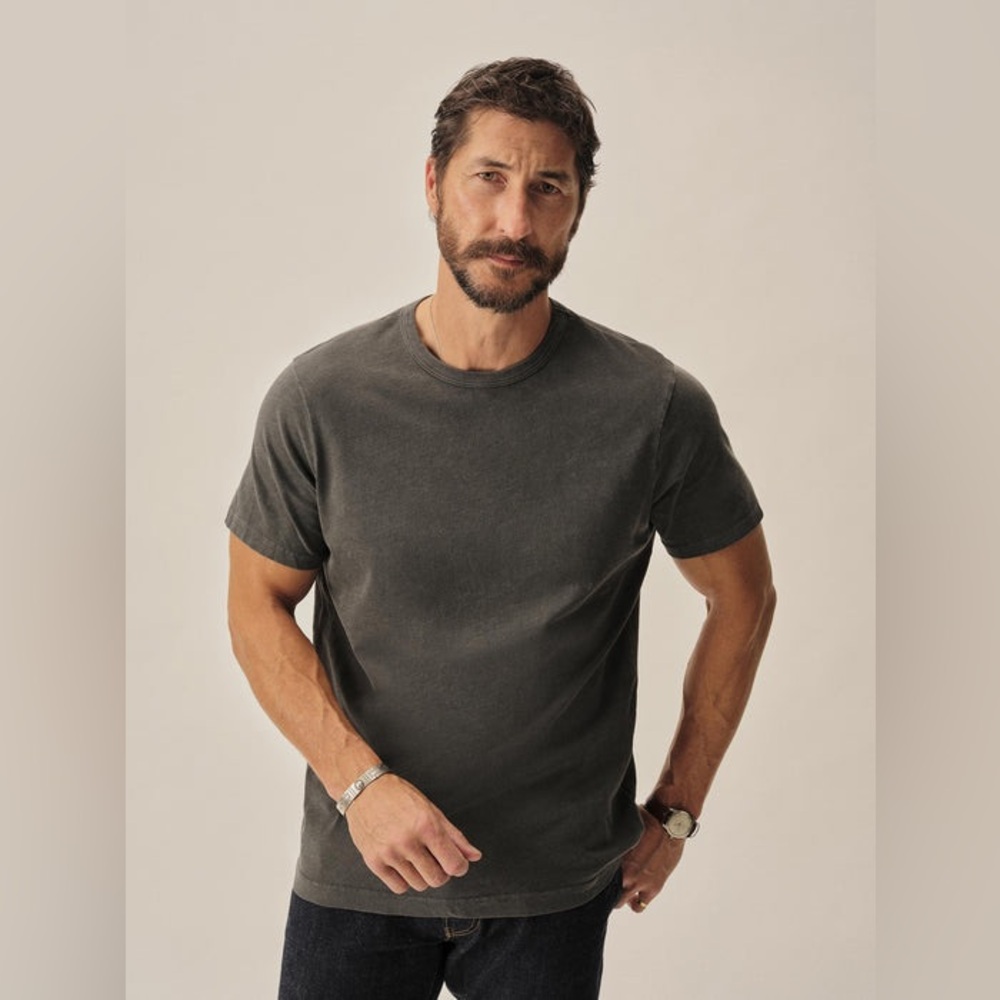Buck Mason Dark Gray Short Sleeve Tee